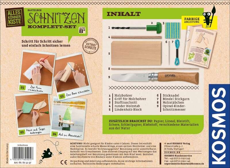 Bastel-Set Schnitzen Komplett-Set