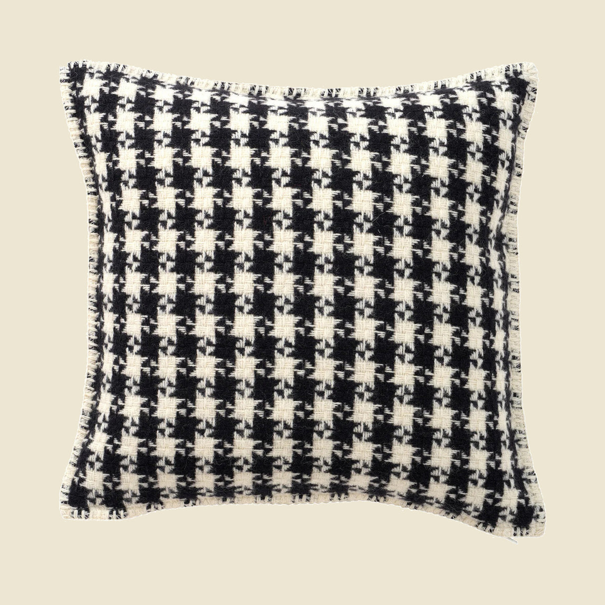 Dogtooth Kissenbezug Schwarz