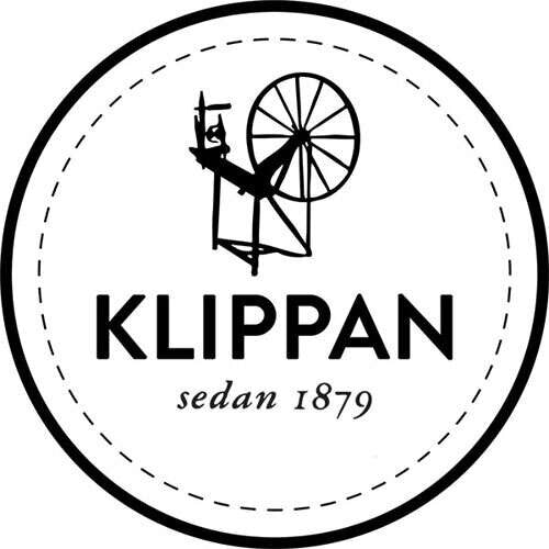Klippan Chevron Luxus-Wolldecke Denim