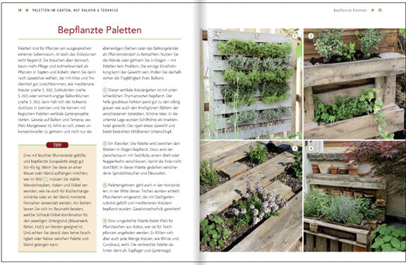 Kreative Garten Projekte mit Paletten