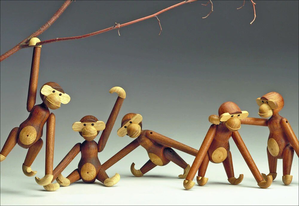 Original Kay Bojesen: Äffchen entworfen 1951