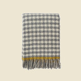 Klippan Dogtooth Wolldecke Grau