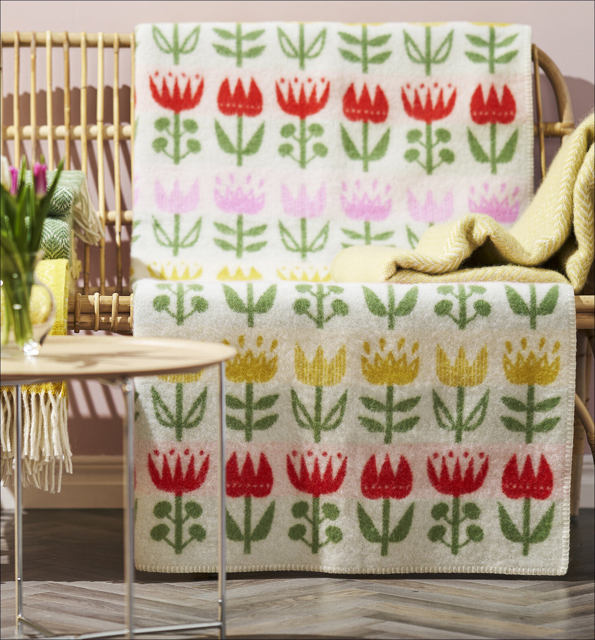 Klippan Wollplaid Tulip